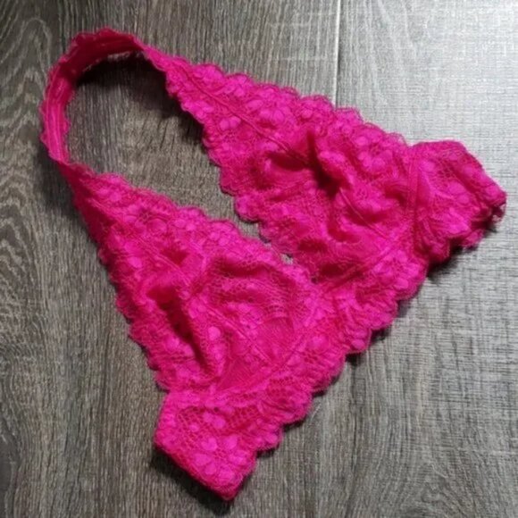 Free People galloon lace Halter Bralette - Picture 2 of 3